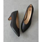 パンプス 「FABIO RUSCONI」コーンヒールポインテッドトウパンプス(F51123)