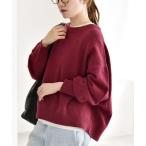 ニット セーター quaranciel:「手洗い可能」AQUA カシミヤ ミックス ドルマン ニット 25AW レディース