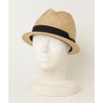 ショッピングストローハット 「Ne-net」 リボンストローハット - ベージュ レディース