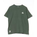 [CHUMS] короткий рукав футболка X-LARGE зеленый мужской 