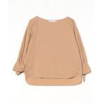 [TIARA] длинный рукав блуза - Brown женский 