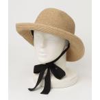 「Little＆More」 ストローハット FREE ブラック レディース