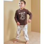 パジャマ 「KIDS」ペイント柄ロングパンツ キッズ 子供