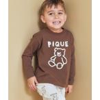 パジャマ 「KIDS」ペイントワンポイントロンT キッズ 子供