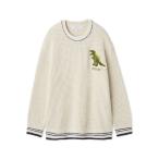 パジャマ 「HOMME」ワッフルダイナソープルオーバー メンズ