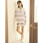 ショッピングショートパンツ パジャマ ルームウェア スムーズィー2ボーダーショートパンツ レディース