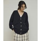 カーディガン Firsthand/ファーストハンド 機能性素材 シルク入り 金釦 ニットカーディガン / 抗ピル / マシンウォッシャブル レディース
