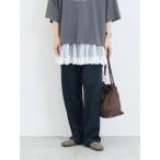  брюки cut жоржет semi flare pants женский 