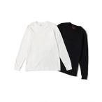  внутренний рубашка нижнее белье [ специальный заказ ]Hanes / Japan Fit Long Sleeve T-shirts 2 Pieces мужской женский 