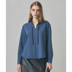 ショッピングタイ tシャツ マラボーテＷジョーゼット バイカラーナロータイカットソー レディース