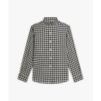 ブラウス シャツ ギンガムチェック 長袖 シャツ ”Garcon” レディース