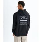  футболка тренировочный HISTORY SWEAT PK / Quick Silver обратная сторона ворсистый задний принт тянуть over Parker *f-ti- мужской женский 