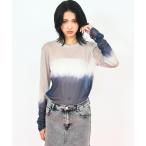 tシャツ グラデーション シアー ト�