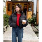 ダウンコート ダウンジャケット El mar　パーカーショートダウンジャケット レディース