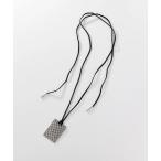 ネックレス VINTAGE METAL square pendant/ペンダント レディース