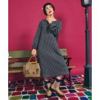 ワンピース Charco ドットジャカードワンピース