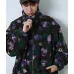 ブルゾン アウター 「UNISEX」レトロフローラルパターンボアジャケット レディース メンズ