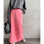スカート 「HEALTHKNIT/ヘルスニット」 クラシックスウェット ナロー ロングスカート