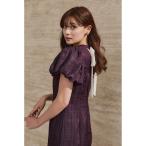 ワンピース Bloom-Sleeve Jacquard Dress