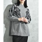 ニット セーター コード刺繍ハイネ