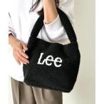ハンドバッグ Lee/リー ボア ワンショルダー ミニバッグ/ロゴ刺繍