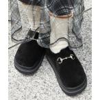 サンダル MOHI/モヒ Bit サボ ファーサンダル レディース