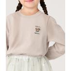 tシャツ SHIPS Colors:80〜130cm / TeddyBear(R) ワンポイント ロンT キッズ 子供服 男の子 女の子
