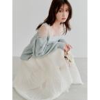 ニット セーター レーストリミングニットプルオーバー レディース