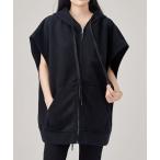  Parker короткий рукав Zip выше f-teto over Parker женский 