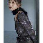 ショッピング花柄 tシャツ Autumnflowerロングカットソー(HARE) レディース