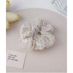 シュシュ 「urge select」ドット×オーガンジー フェミニン シュシュ