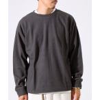 tシャツ 「レイヤードに最適」起毛ワッフル 裾ドロストロンT メンズ