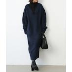 ショッピングニットワンピース ワンピース 深Vネックニットワンピース