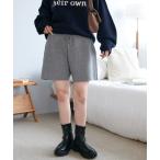 パンツ ニットショートパンツ レディース