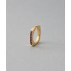 ショッピングイヤーカフ イヤーカフ 「カラーリスト」 ビジュー リバーシブル イヤーカフ イエローゴールド レディース