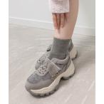 スニーカー 2WAY ソックスドッキングリボンスニーカー レディース