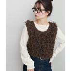  вязаный свитер [WEB ограничение ] шерсть . петля ya-n вязаный лучший женский 