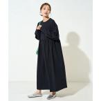 ワンピース 限定展開　ウエスト ギャザー 切り替え ワンピース