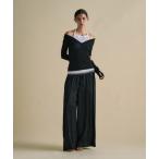 tシャツ 「3way」Cool Cotton Cami ＆ Long Tee｜ウォッシャブル/細見え/レイヤードトップス レディース
