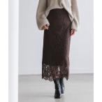 スカート 「追加 / WEB+一部店舗限定」リバーレースIラインスカート