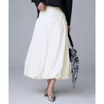 スカート 「ストレッチ素材/撥水加工」バルーンスカート