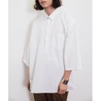 ショッピングINDIVIDUALIZED 「INDIVIDUALIZED SHIRTS」 7分袖シャツ MEDIUM ホワイト メンズ