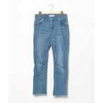 [DISCOAT] обработка Denim брюки MEDIUM голубой женский 