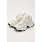 スニーカー パールミックスハイヒールスニーカー レディース