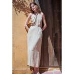 ワンピース Agrigento Dress ホルターリングロングドレス