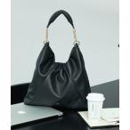 ショッピングa4 トートバッグ Sque/ギャザーワンショルダーバッグ/A4サイズ/2WAY レディース