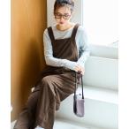 サロペット オーバーオール 限定展開　カット コーデュロイ サロペット レディース