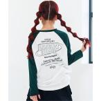 ショッピングアルジー tシャツ ラグランBIGロンT キッズ 子供服 女の子