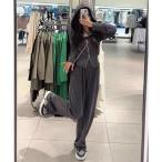  Parker [2 пункт SET] высокий b выставить Zip выше Parker & брюки женский мужской 