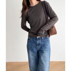 tシャツ El mar　ステッチクルーロンT レディース